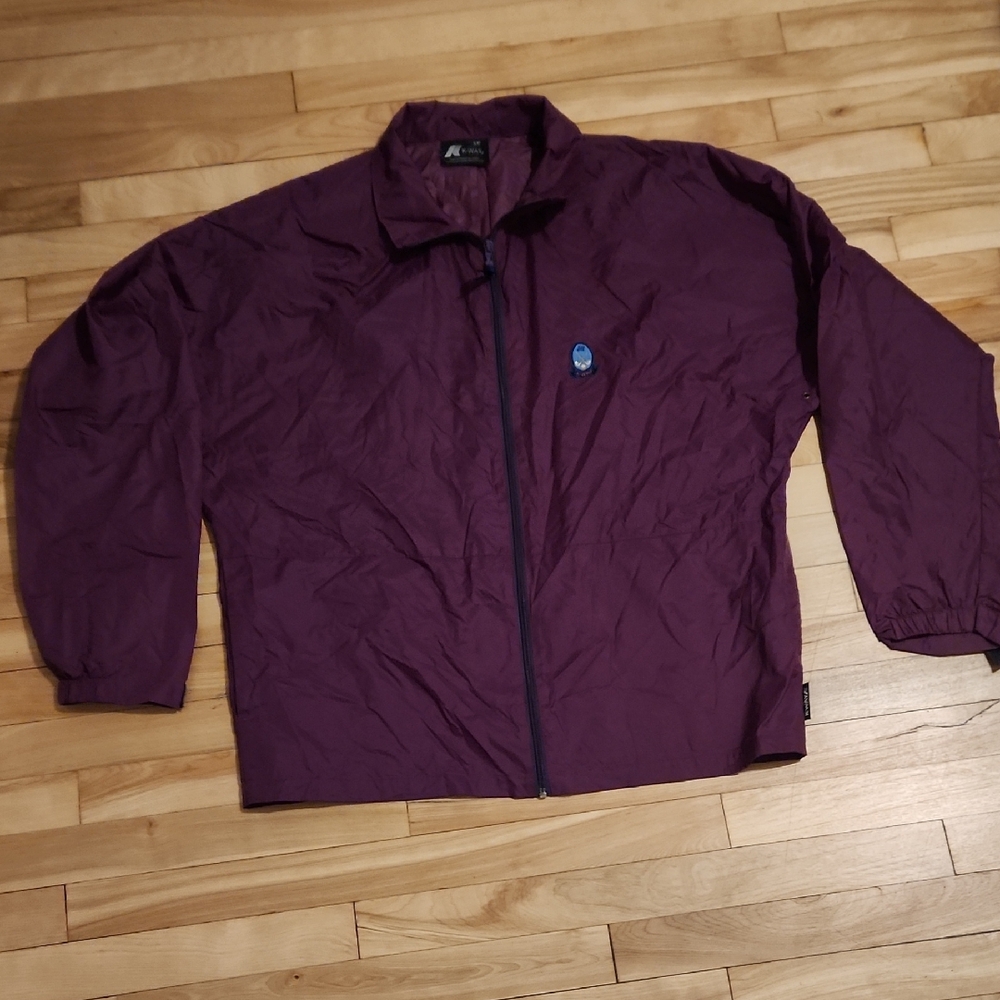 K-Way Men's Deep Purple Windbreaker